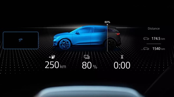 E-Tech electric - 
regenerative braking - Renault