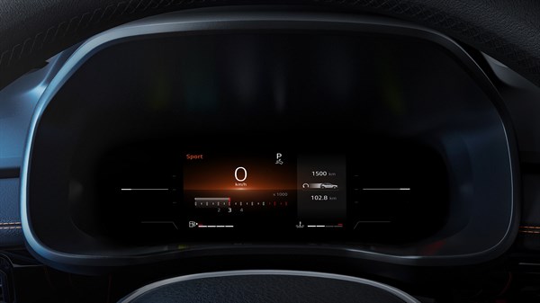 7” digital dashboard - Renault Kardian