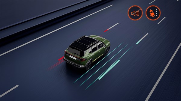 lane departure warning - Renault Duster