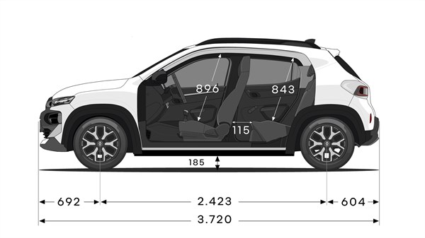 dinemsions - Renault Kwid