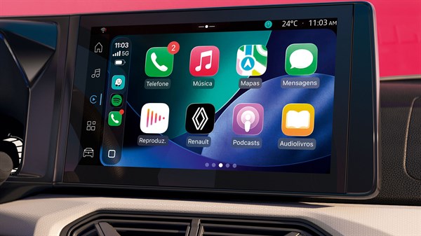 replicación inalámbrica de Apple CarPlay® y Android Auto™ - Renault Kwid