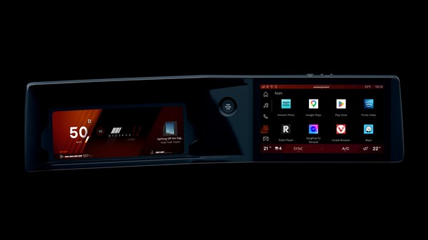 100+ apps available with Google Play - Renault Niagara