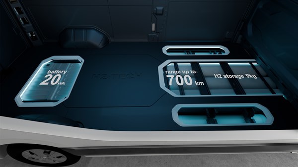 Renault Master H2-Tech Prototype - range