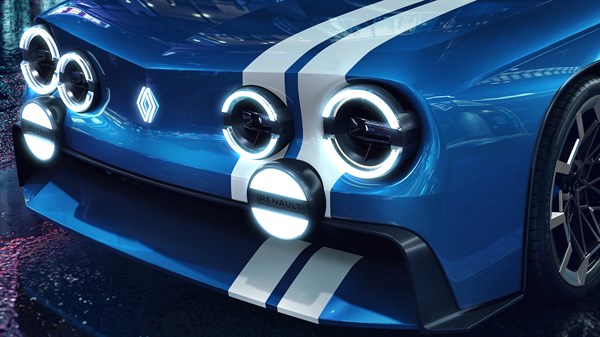 Renault 8 Gordini Concept - capó en forma de V
