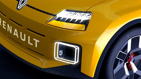Iluminación LED característica - Renault 5 E-Tech electric prototype