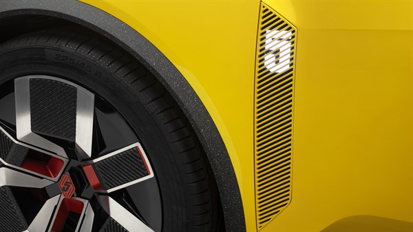 Rejilla lateral - Renault 5 E-Tech electric prototype